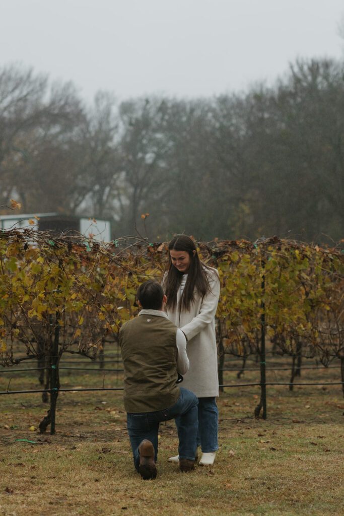 The Lost Oak Winery Romantic Surprise Proposal