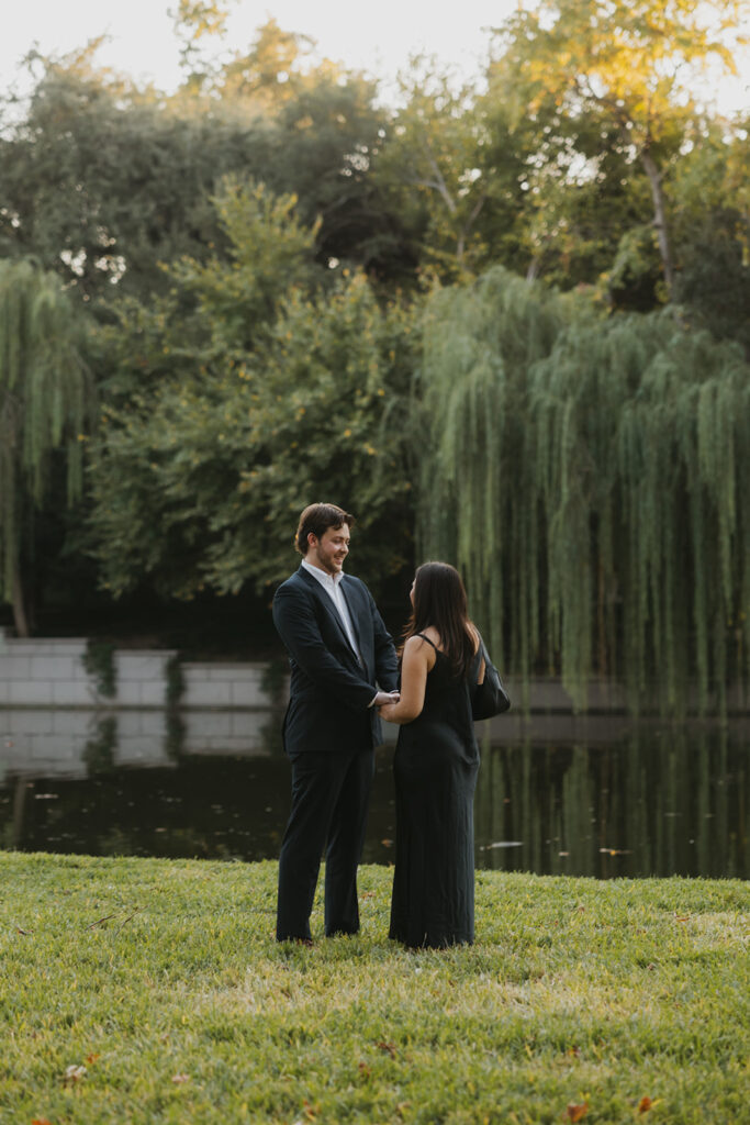 A Picture-Perfect Surprise Proposal at Highland Park in Dallas Texas