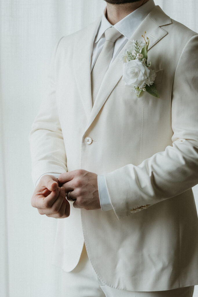 groom suit details