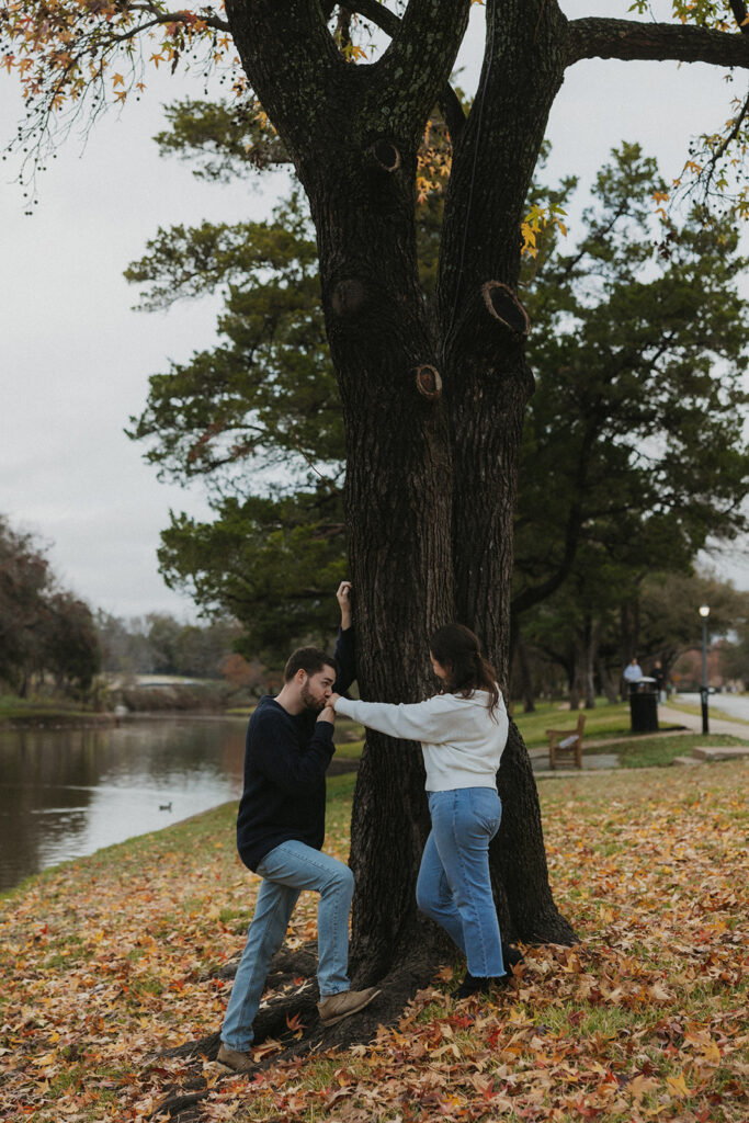 documentary style engagement photos in DFW