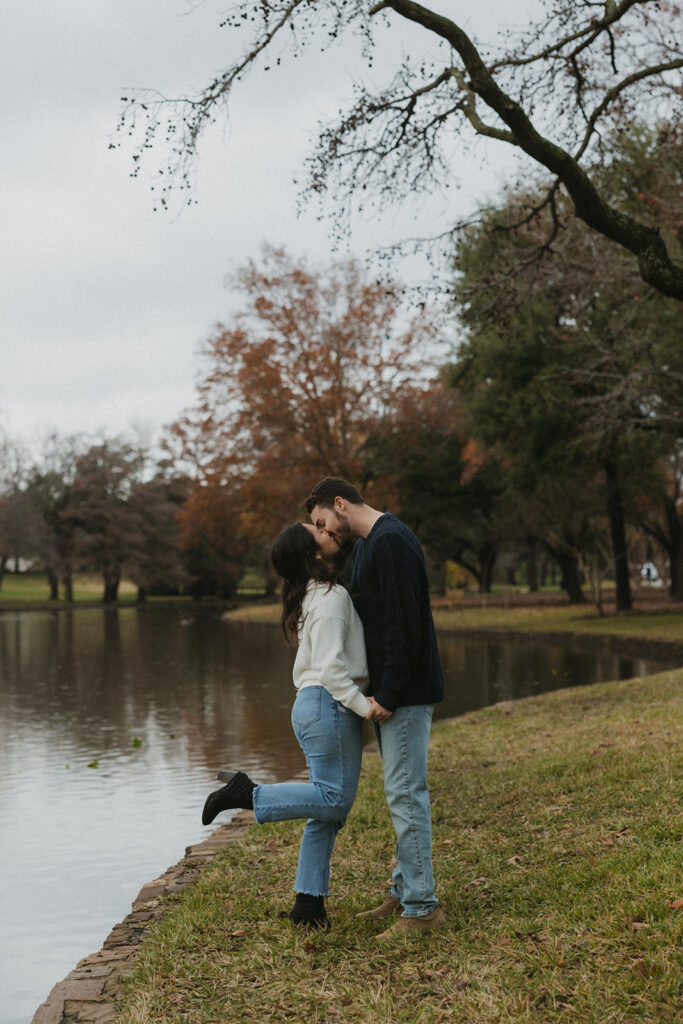 dallas couples photoshoot candid and playful