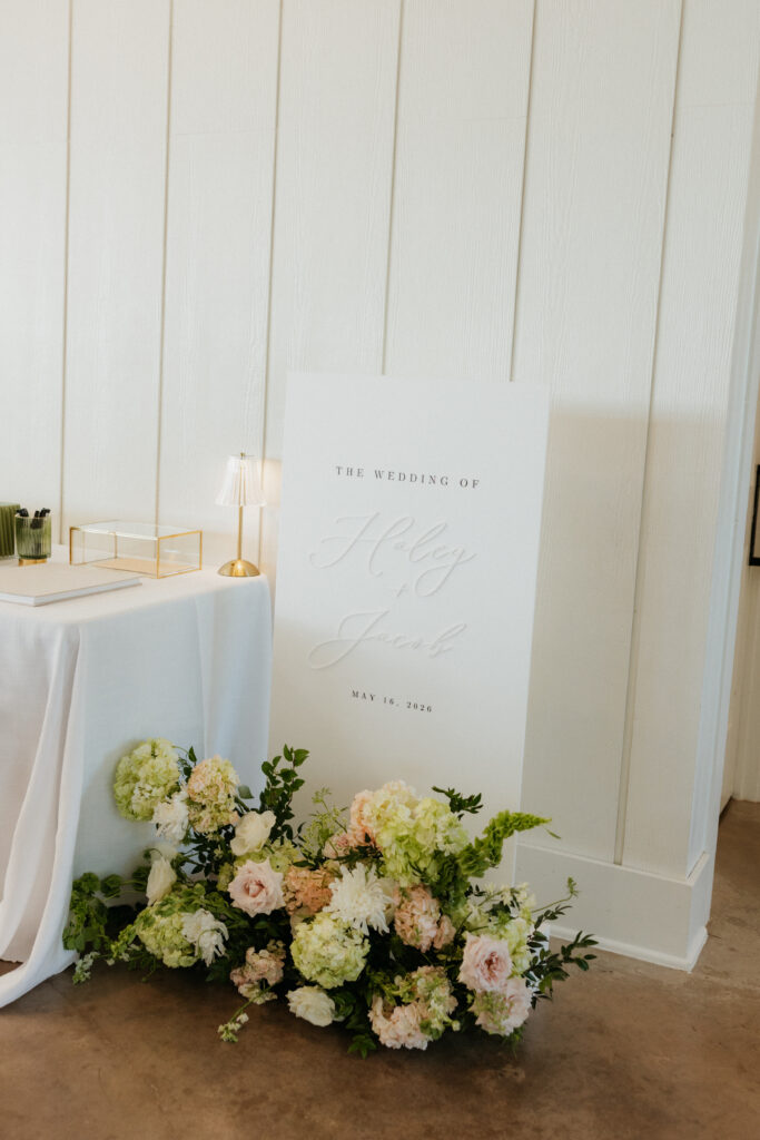 Wedding planning tips of floral decor.