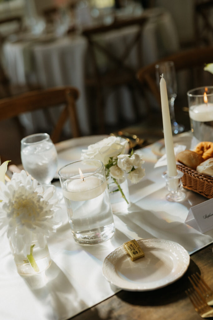 Wedding planning tips of a wedding reception.
